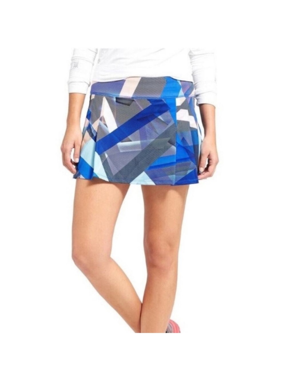 Athleta Electric Geo Speed Tennis Skirt Skort Size Small